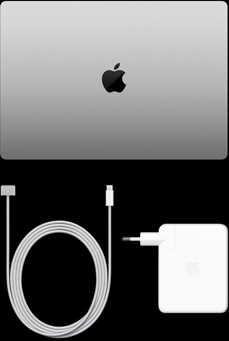 MacBook Pro de 16 pulgadas, cable de USB-C a MagSafe 3 y adaptador de corriente USB-C de&nbsp;140&nbsp;W