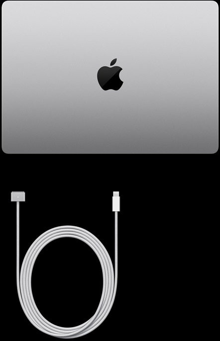14" MacBook Pro und USB‑C auf MagSafe 3 Kabel