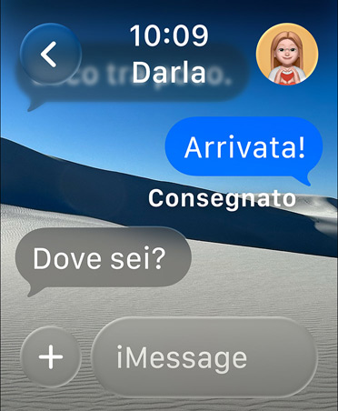 Messaggi su Apple Watch