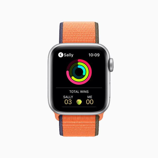 Activity notification on Apple Watch. 