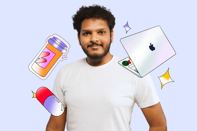 Anuj Pachhel’in portresi.