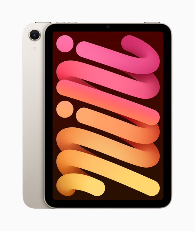 Yeni iPad mini yıldız ışığı renk seçeneğiyle görülüyor.