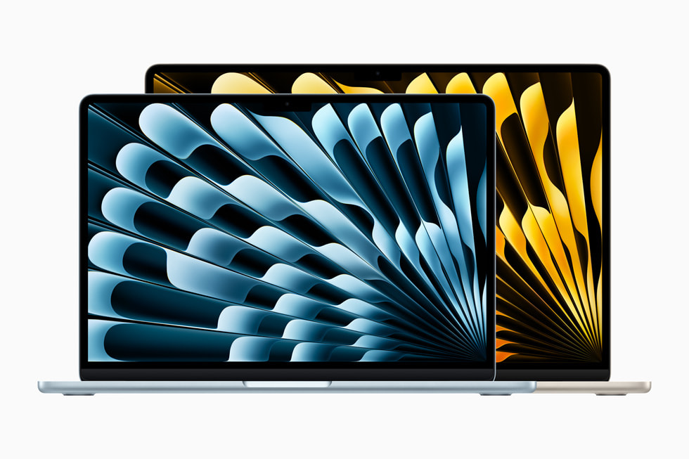 13 inç ve 15 inç MacBook Air.
