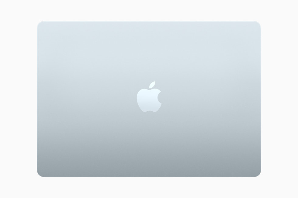 MacBook Air’in üstten görünümü.