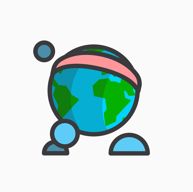 Dünya Günü yüksek yoğunluklu antrenman rozeti.