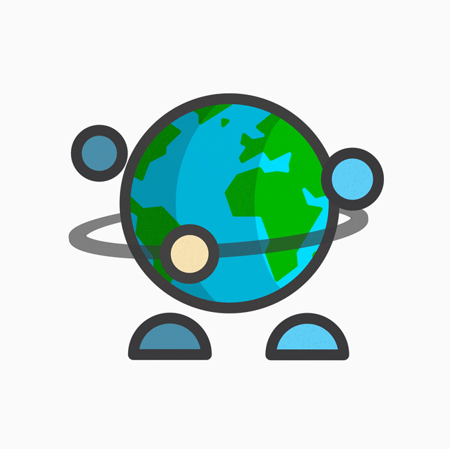 Dünya Günü Hula-Hoop rozeti.