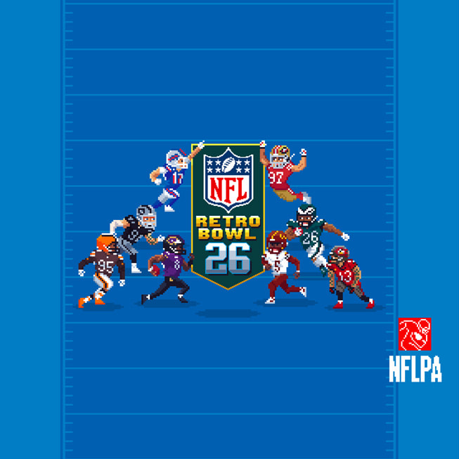 Image extraite du jeu NFL Retro Bowl ’26. 