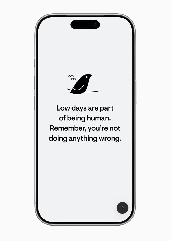 An image of the Stoic journaling app displayed on an iPhone 17 Pro bezel.