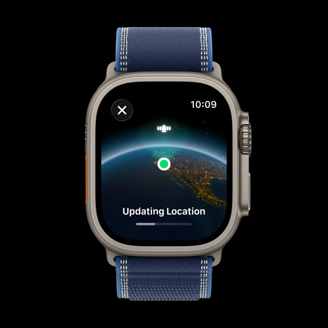 Apple Watch Ultra 3 shows the Find My capabilities over satellite.
