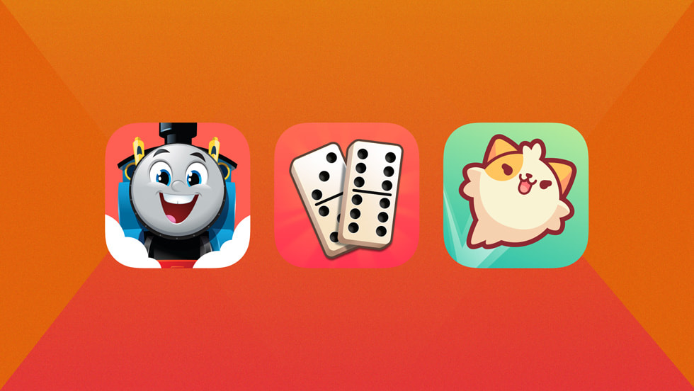 An image of three icons each representing a popular App Store game.