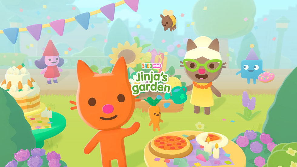 Et stillbillede fra Sago Mini Jinja’s Garden.