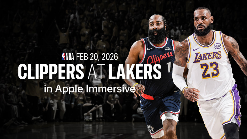 Artwork für das Spectrum Front Row-Spiel „Clippers at Lakers“.