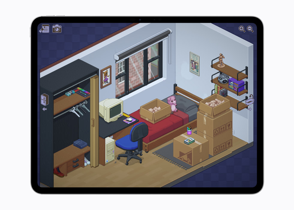 Gameplay from Unpacking+.