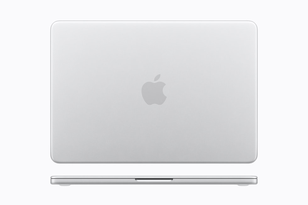 MacBook Neo in silver.