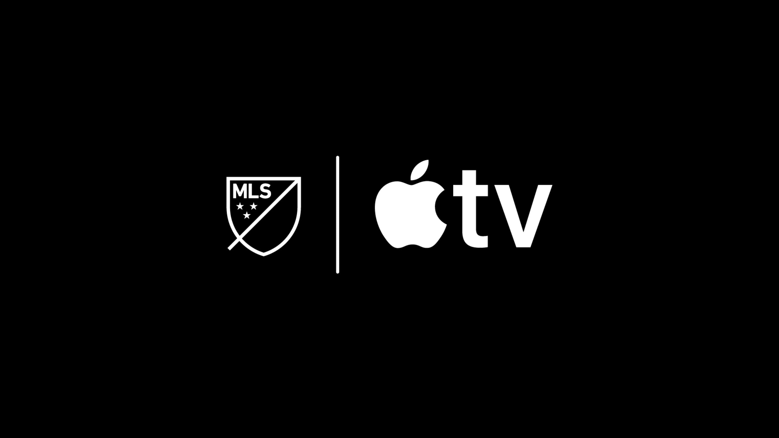 Artwork representing the partnership between Apple and Major League Soccer.