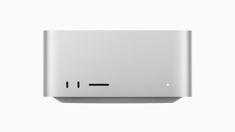 Mac Studio against a white background.