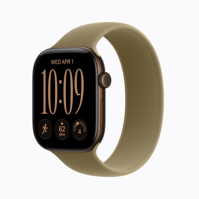 Apple Watch Series 12 in dark bronze aluminum.