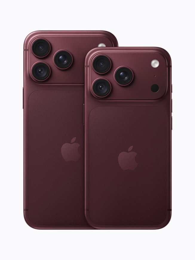 iPhone 18 Pro in burgundy.