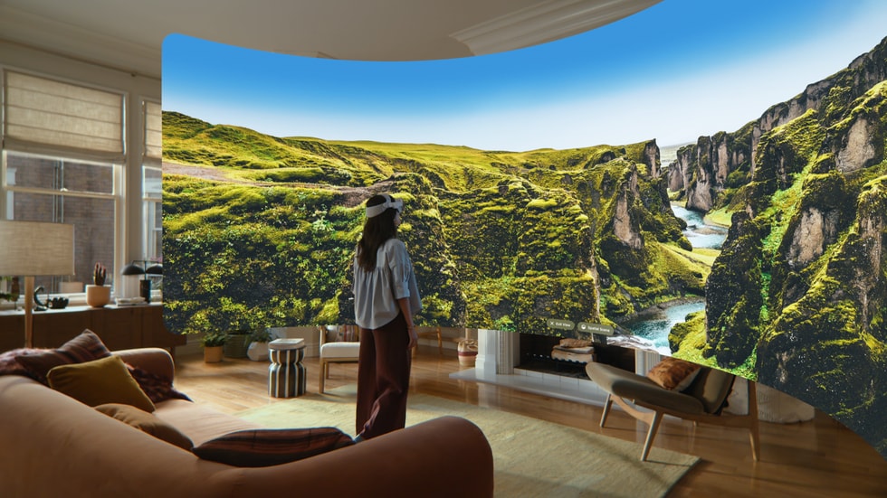 The new Apple Vision Pro panoramas experience.