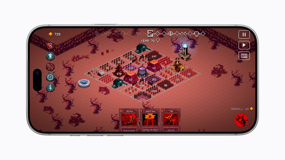 A screen on iPhone 18 Pro Max shows gameplay of 9 Kings.