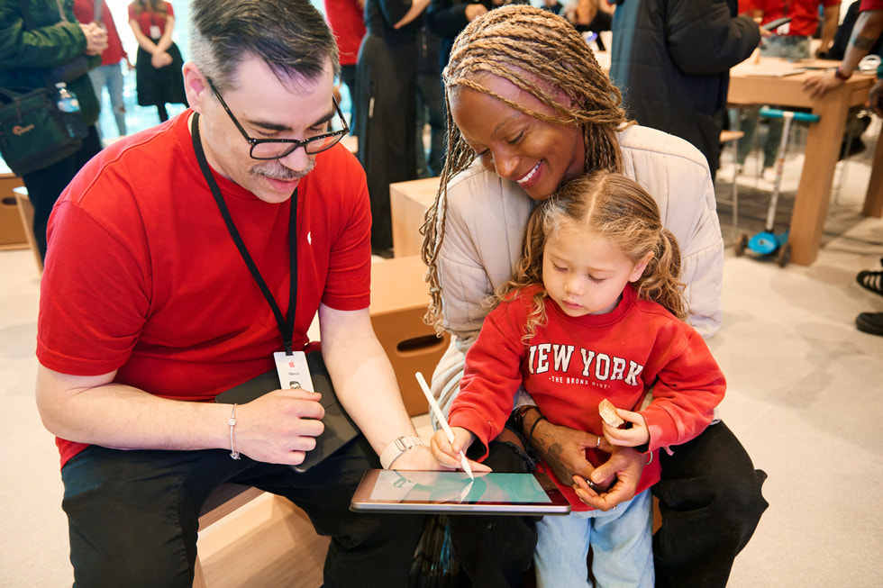 A Today at Apple session is held inside the new Apple Pacific Centre in Vancouver, Canada.