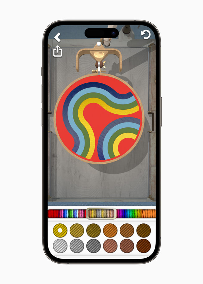 iPhone 14 Pro shows stitch.