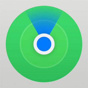 Apple 나의 찾기 로고.