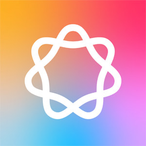 Apple Intelligence logosu.