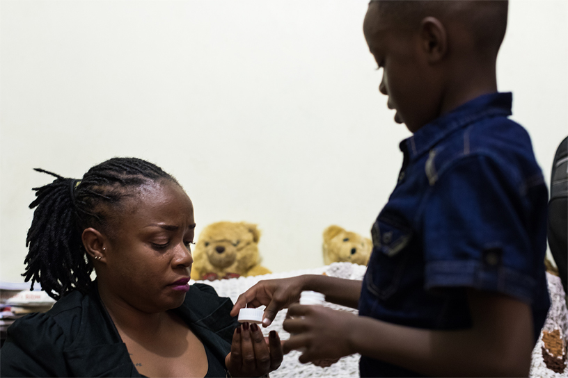 Dotty and her son Morgan.