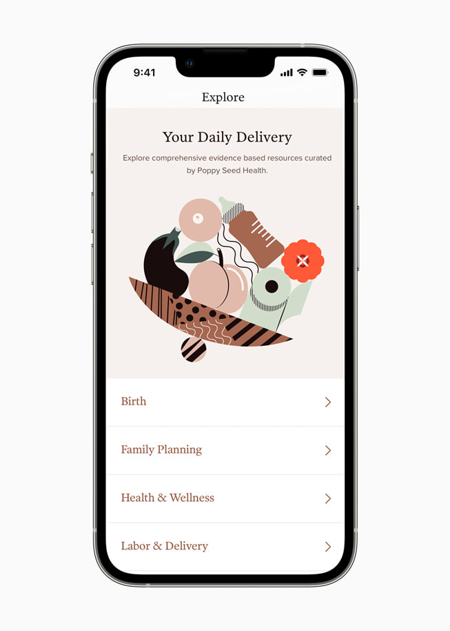An image from the Poppy Seed Health app shows the Your Daily Delivery page.