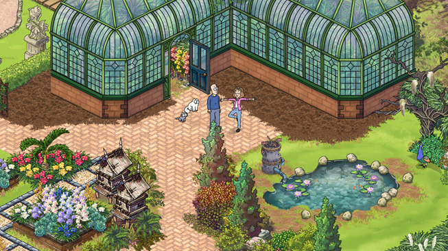 A still from the game “Simon’s Cat: Story Time.”