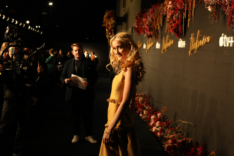 Gus Birney at the global premiere of “Dickinson.”