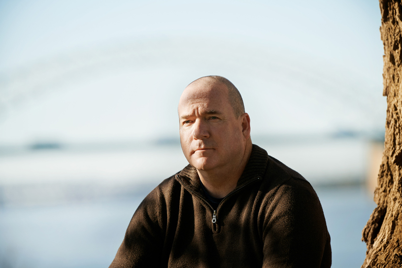 ستيف ميلز في منتزه في مدينة ممفيس بولاية تينيسي.