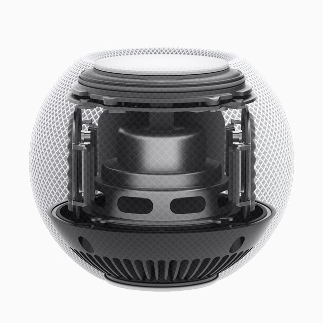 De binnenkant van HomePod mini.