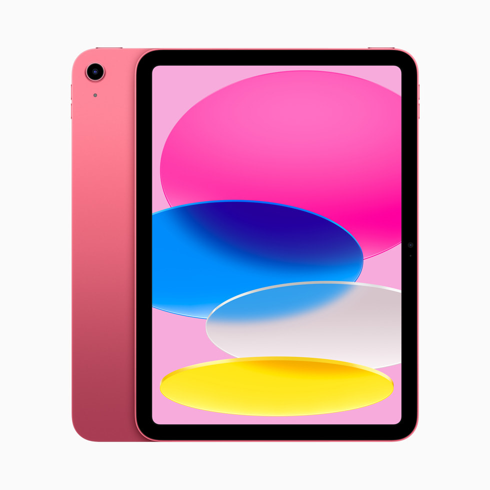 The new iPad in pink.