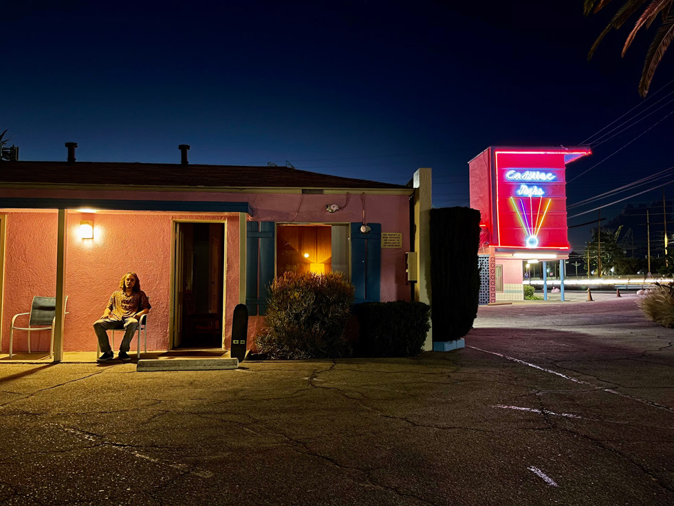 A scene at dusk shot using Night mode on iPhone 12 Pro.