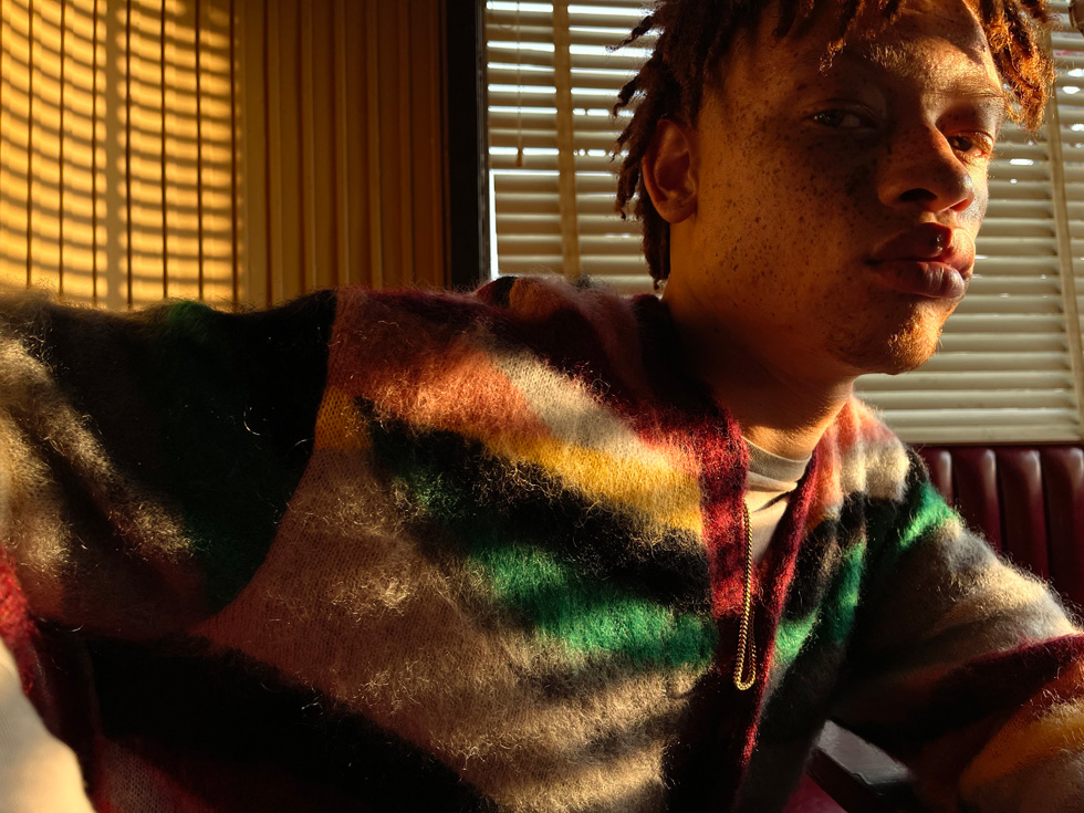 A man’s portrait captured using the Wide camera on iPhone 12 Pro.