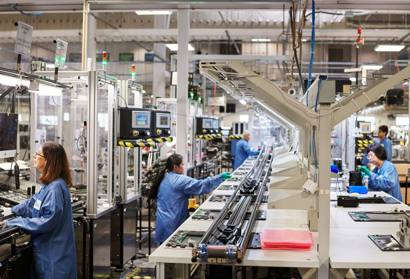 Mac Pro manufacturing facility in Austin, Texas.