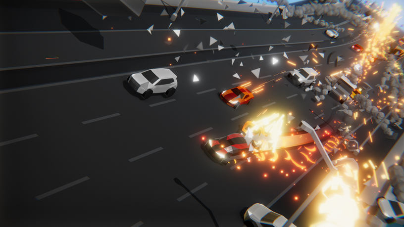 “Speed Demons” gameplay screen.