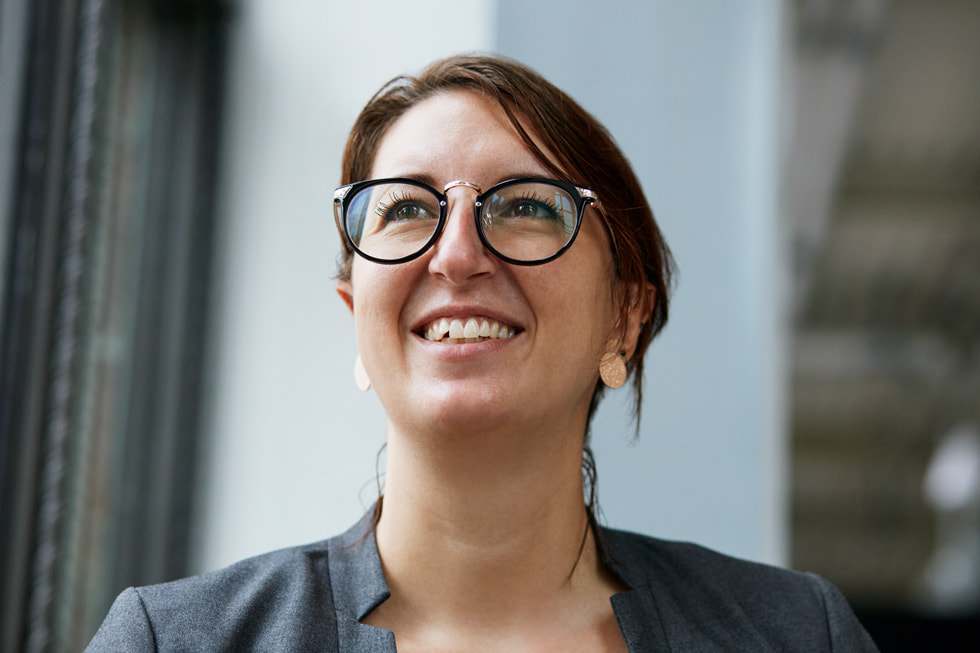 Portrait of Sarah Gretter, Michigan State University’s lead of the Detroit Apple Developer Academy.
