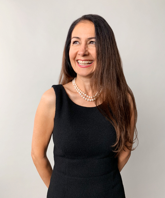 A portrait of Roza Ferdowsmakan