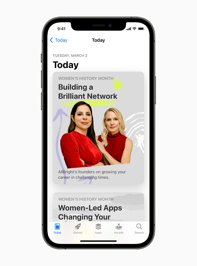 The App Store, displayed on iPhone 12.