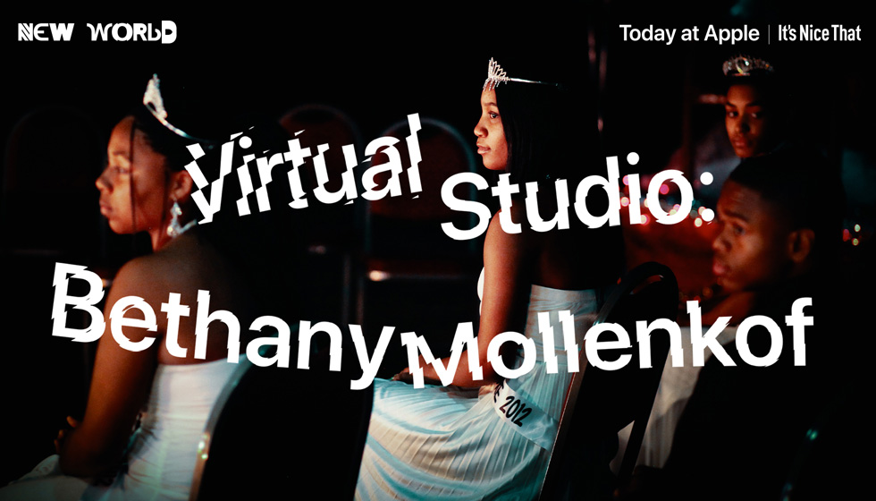 Title screen for the Bethany Mollenkof virtual session for Today at Apple.