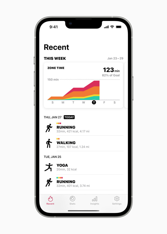 The Zones app is shown on iPhone.