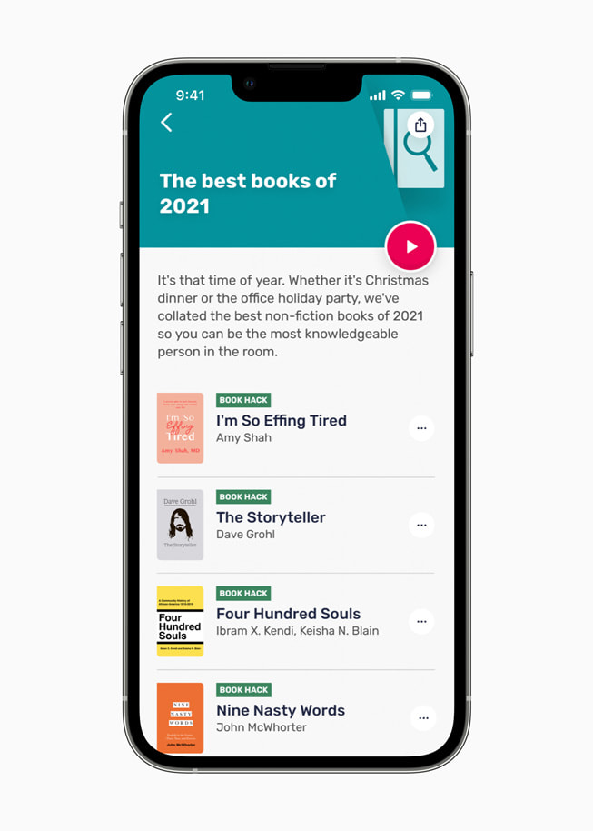 The best books of 2021 on the Uptime app.