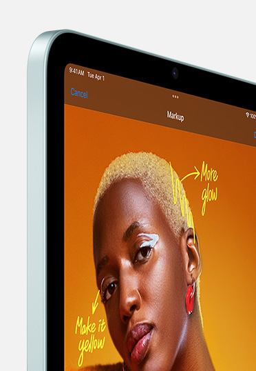 iPhone แสดงคอนเทนต์ที่มีสีสันสดใส