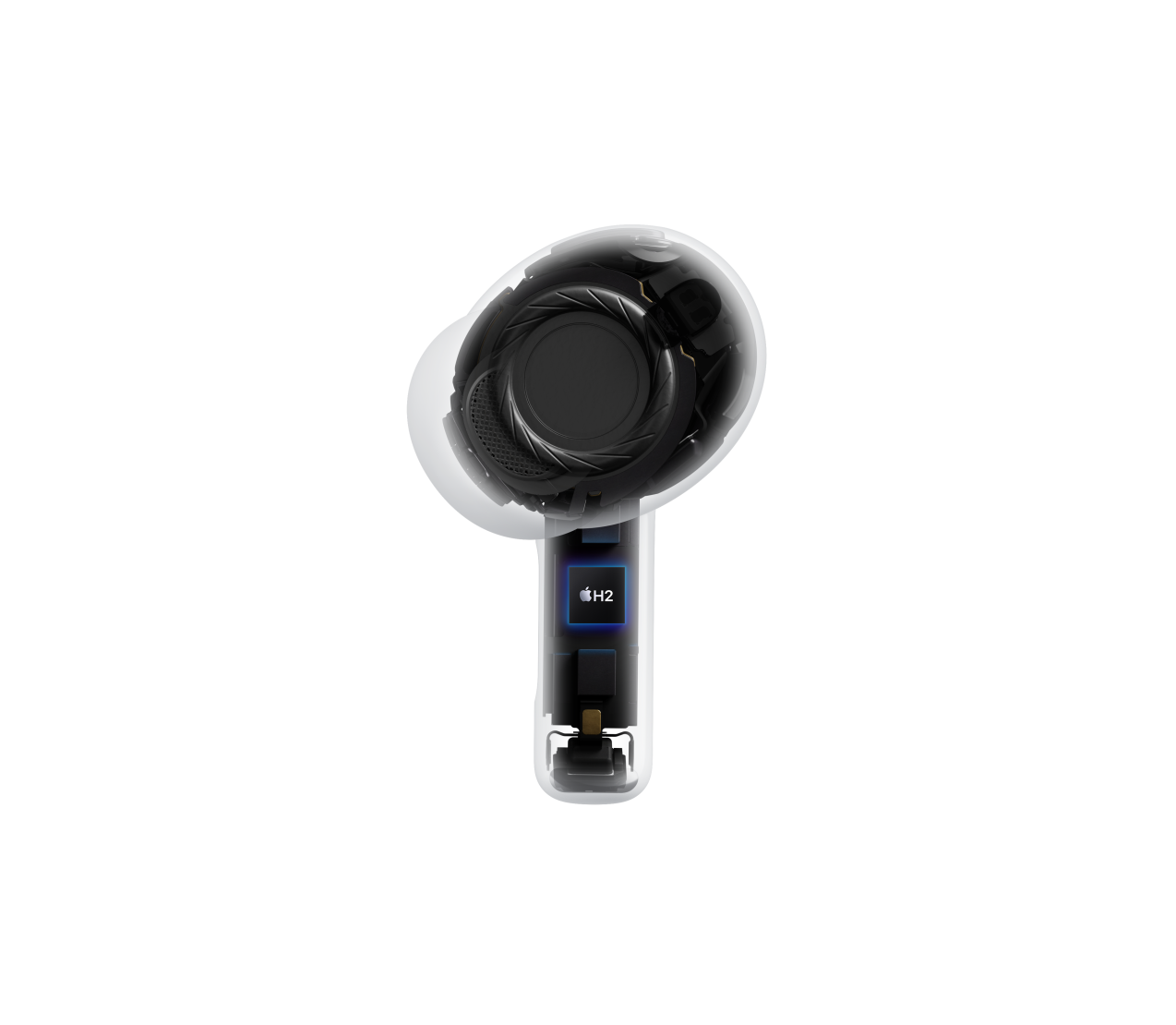 AirPods Pro 3, wireless headphone, clear, internal architecture