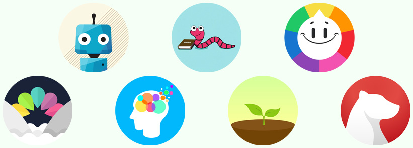 App Storen opetusappien kuvakkeita