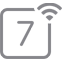Ícono del logo de Wi-Fi 7