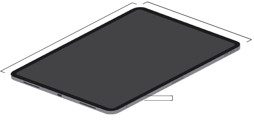 ขนาดของ iPad Pro รุ่น 13 นิ้ว